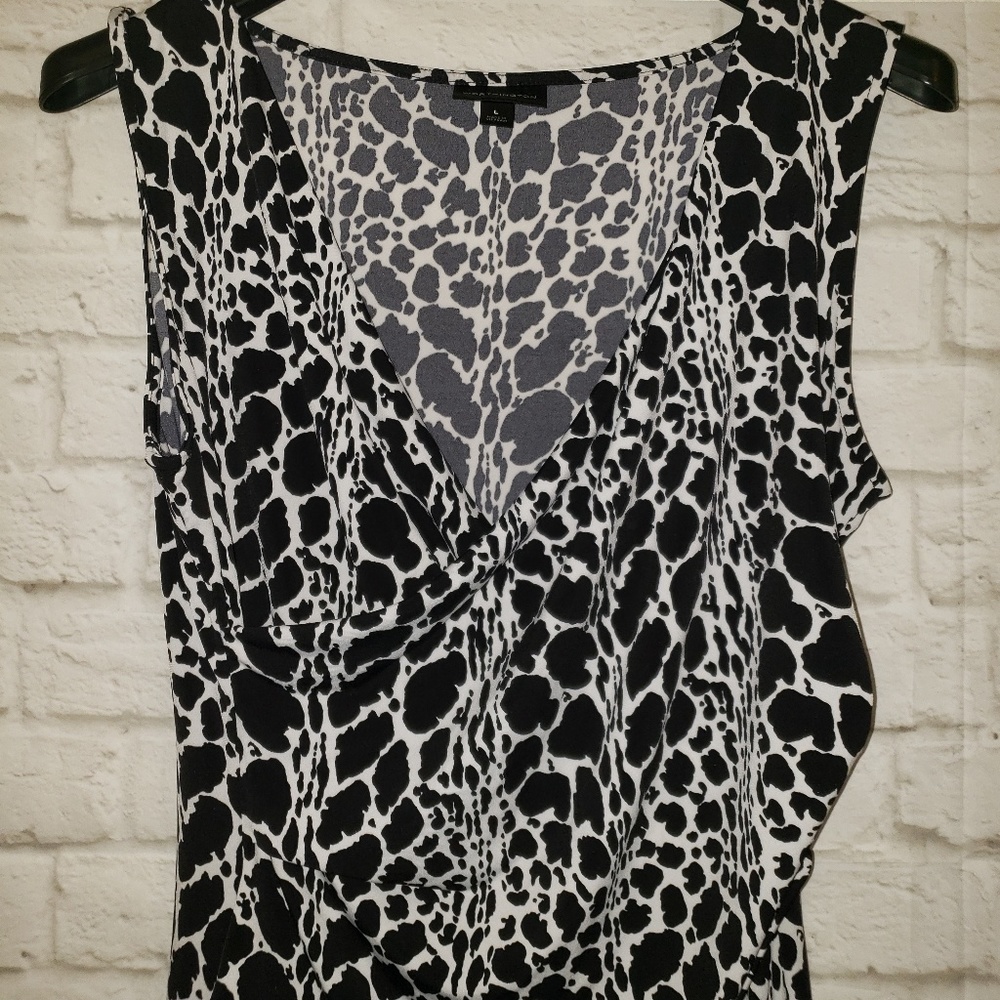 Worthington Sleeveless Dress Animal Print - Picture 8 of 8